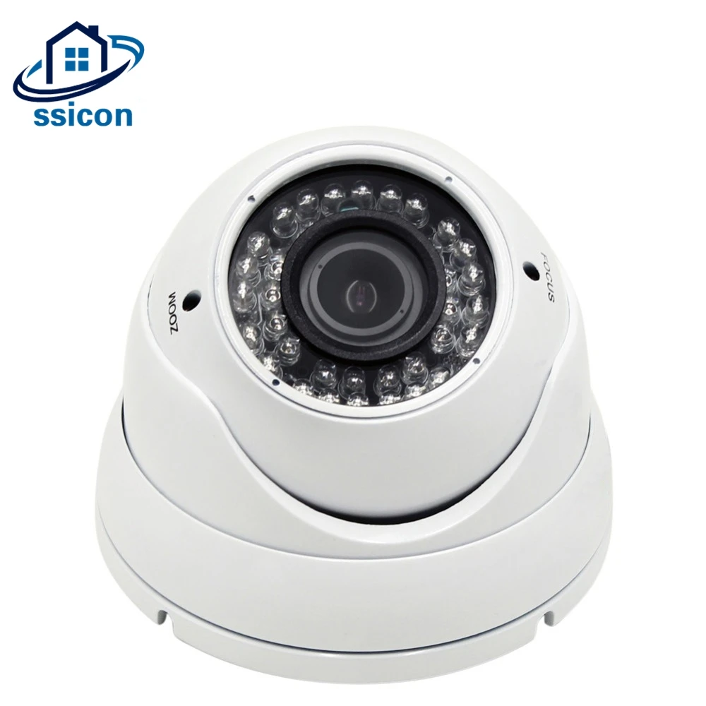 

SSICON 4MP CCTV Dome Surveillance Cameras AHD Metal Housing 2.8-12mm Lens 4X Manual Zoom Home Security Camera IR Night Vision