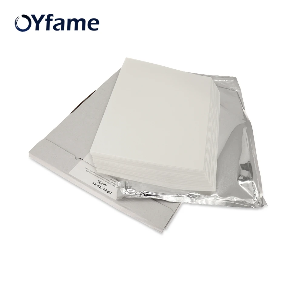 Съедобная бумага для торта OYfame 25x A4 210*297 мм принтер украшения тортов