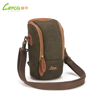 

Thick anti-collision waterproof nylon fashion SLR lens tube canvas lens bag