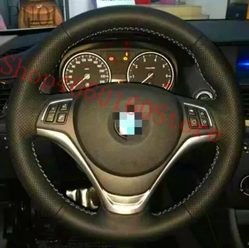 

PUOU for BMW X1 Z4 E90 E39 E70 330 special hand sewing steering wheel cover Refurbished Customized,free shipping