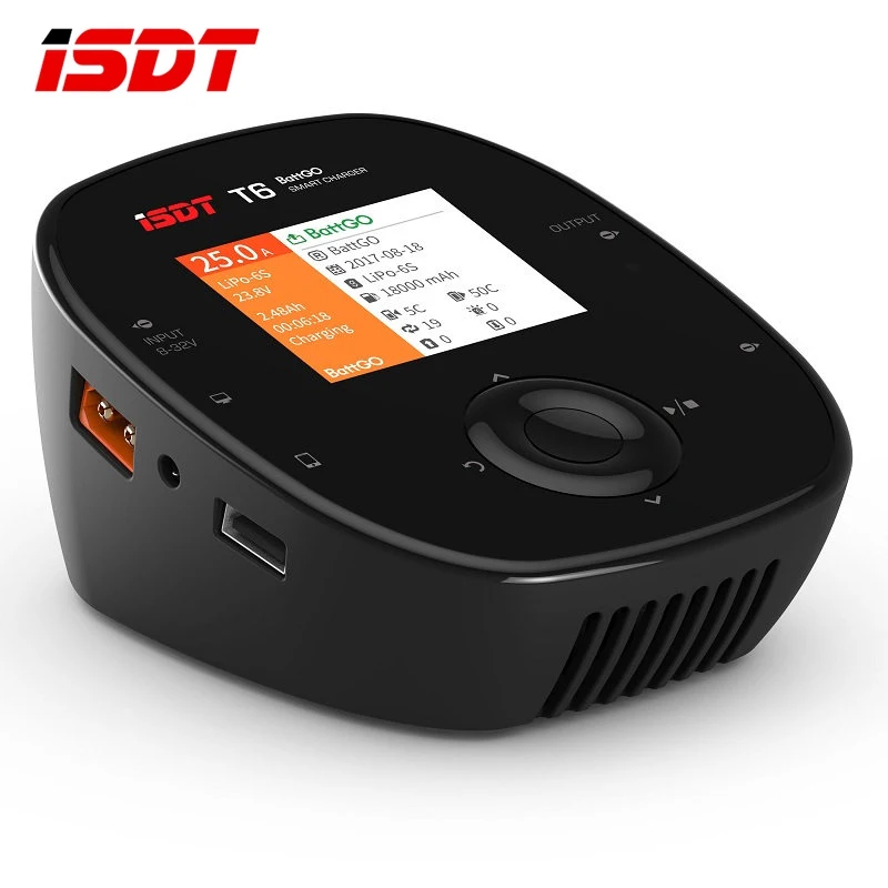 

ISDT T6 BattGo 780W 35A Smart LCD Battery Balance Charger Discharger for Lipo LiHv NiMH Battery For RC Models Multicopter VS Q6
