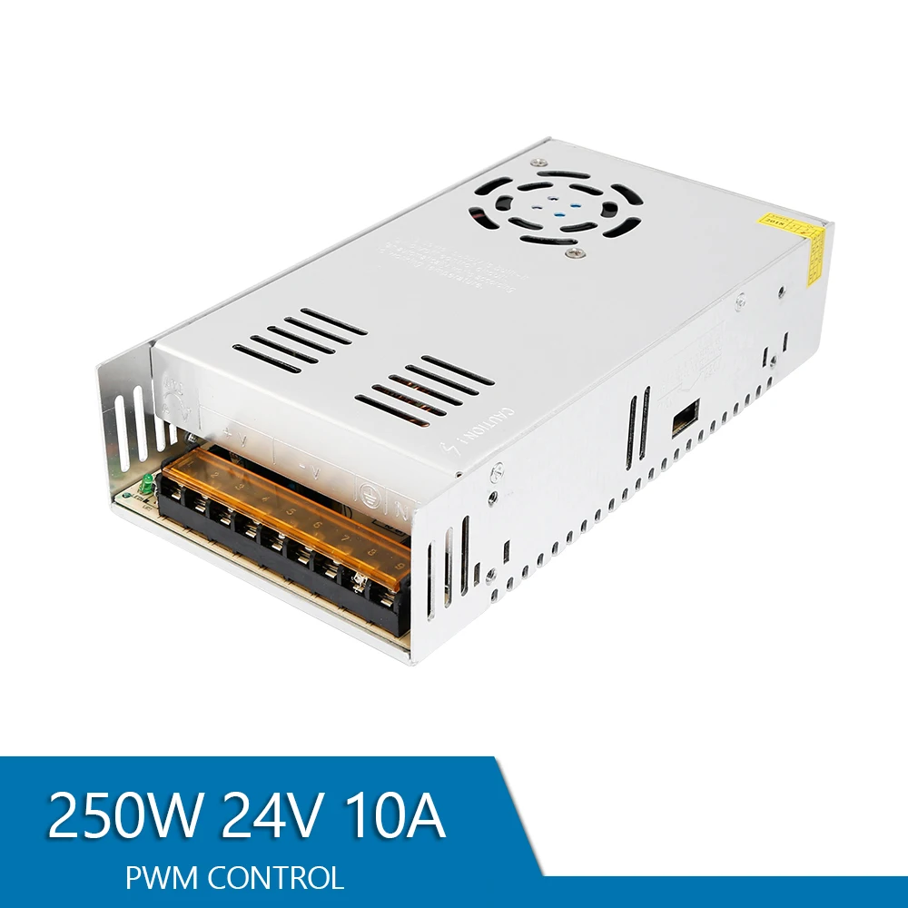 240W 24V10A Regulated Switching Power Supply For CCTV Support Range 100
