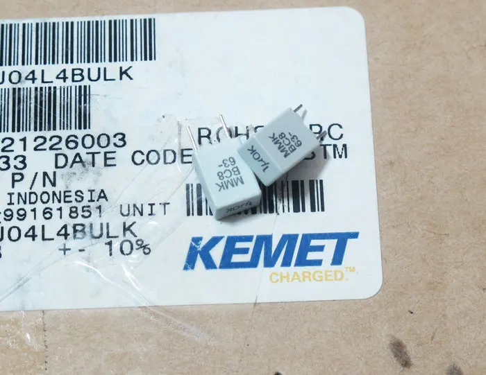 

Original new 100% Sweden MMK5 63V 1UF 105K film capacitor (Inductor)