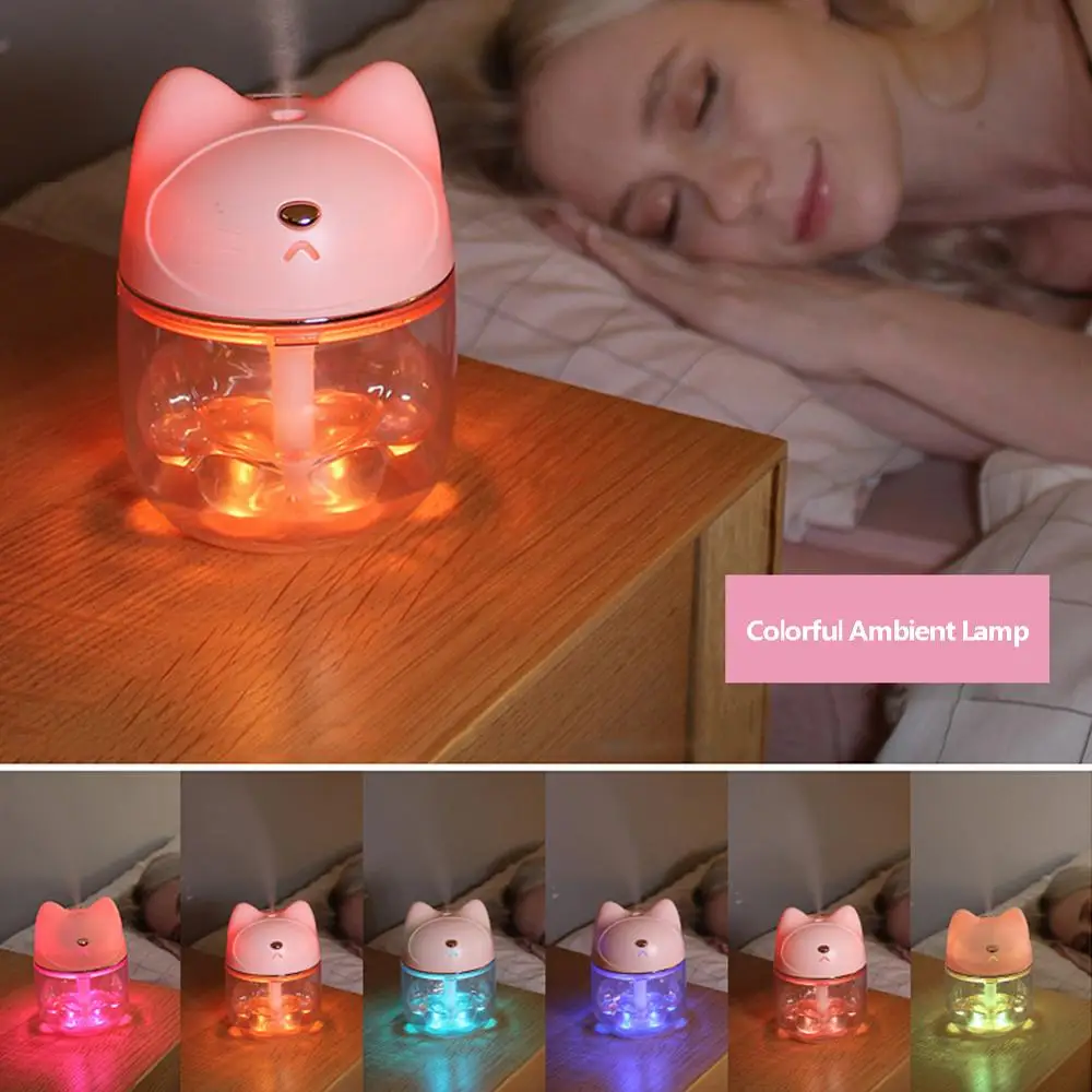 

150ml Cat Claw Ultrasonic Air Humidifier USB Aroma Essential Oil Diffuser