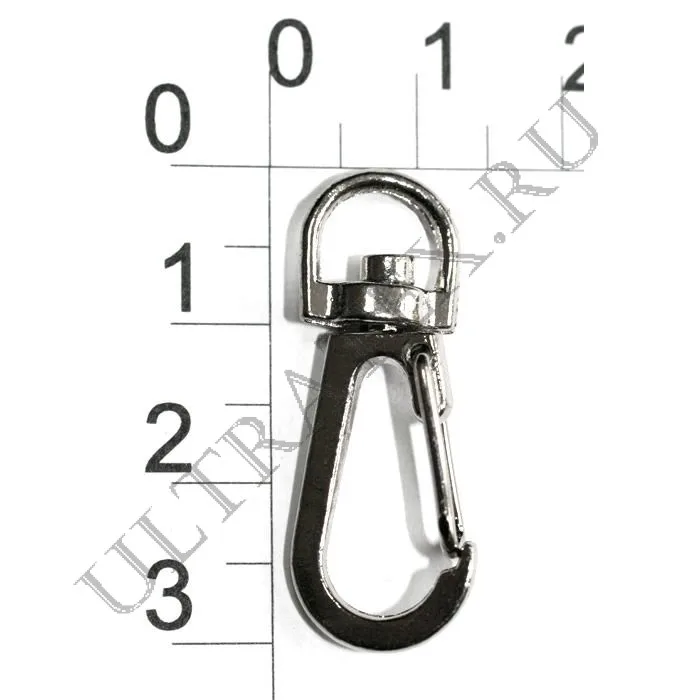 100 pcs, different sizes, Metal Handbag Bag Clasps Lobster Swivel Trigger Clips Snap Hooks Buckles Carabiner Gold Silver Bronze - Цвет: Nickel 7.5x32mm