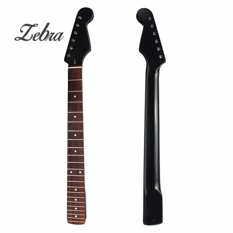 

22 Frets Black Rosewood Neck Fingerboard Guitar Neck Replacement for Fender ST Guitar Musical Instruments Parts Accessories