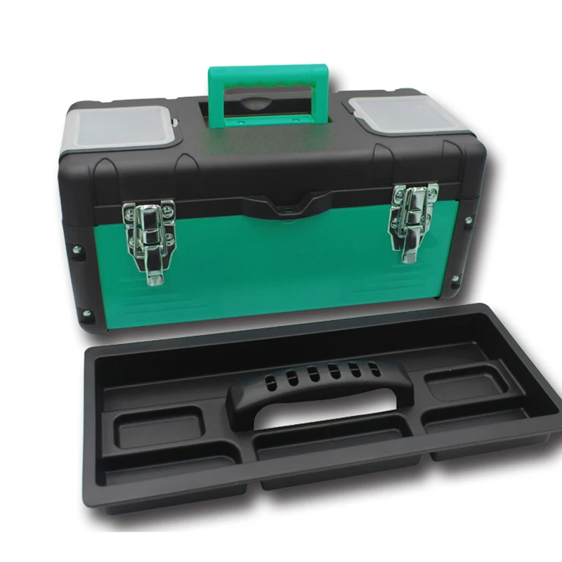 Многофункциональный портативный ящик для инструментов пластиковый ...