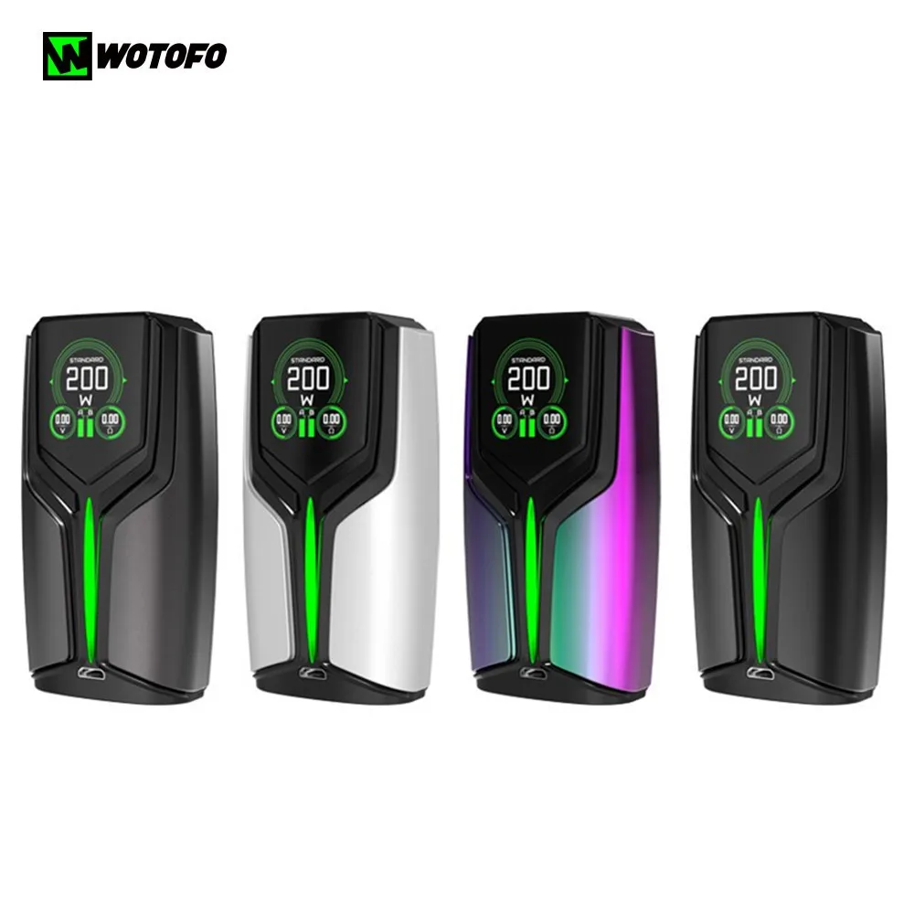 

Clearance Original Wotofo Flux Box Mod 200w mod OLED color screen fit 510 thread vape tank NO 18650 battery electronic cigarette