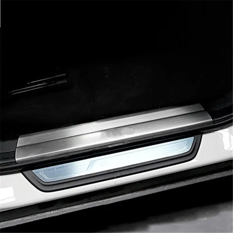 

Foot Pedal exterior promote auto chromium modification car styling sticker strip accessories 11 12 13 14 15 16 FOR BMW X3 series