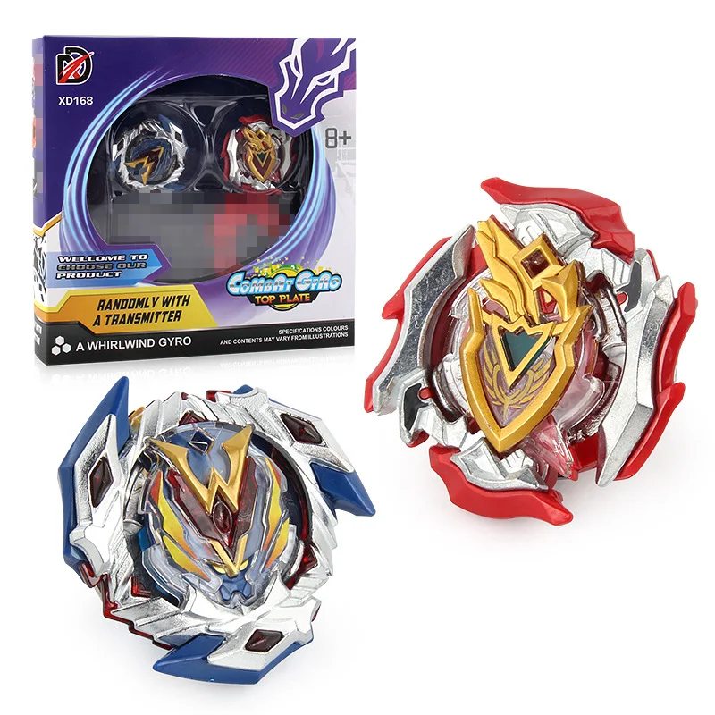 

Happy Monkey 2 in 1 Beyblade Burst Spinning Top Toy Metal Fusion Bayblade With Box With Launcher Birthday Gift Toy For Children