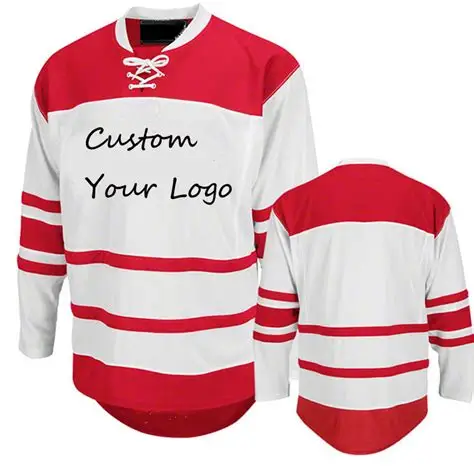 

MeiLunNa Customize Any Hockey Team Goalie cut Jersey Sewn On Any Name And Number Color Size