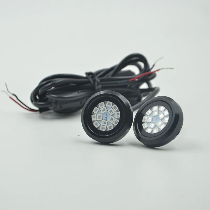 

Aozoom 2PCS Car Styling Led Door Warning Light Red Yellow Blue Anti Collision 0pen Door Safety Signal Warning Flashing Light