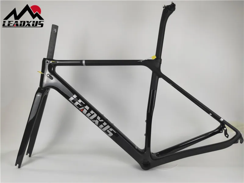 

LEADXUS LAM200 Super Light Carbon Frame T800 Carbon Fiber Road Bicycle Frame Glossy & Matte Carbon Bike Frame Size XS,S,M,L