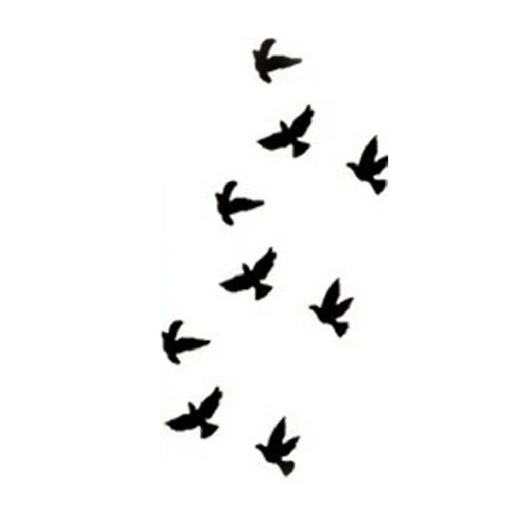 

2016 New Design 1pcs The Bird Flash Tattoo Removable Waterproof Temporary Tattoo Stickers Temporary Body Art Painting-HC-73