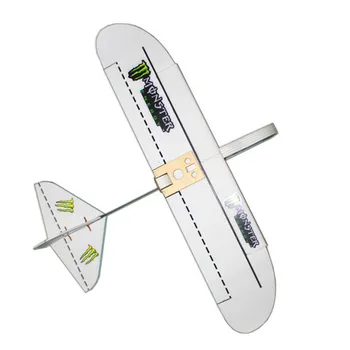 

Monster 800mm Wingspan PP Material Laser Cut DIY RC Airplane Flying Wing Glider KIT Assembly Gifts For Kids Handmake
