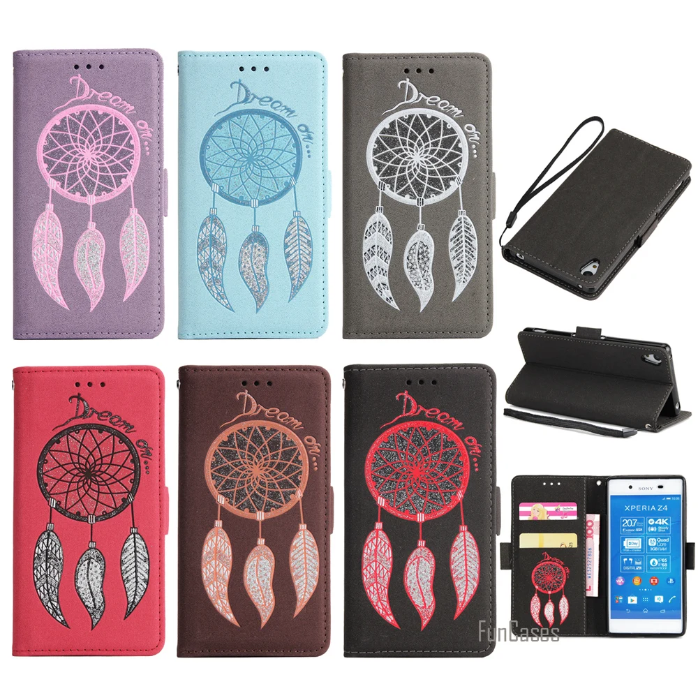 XZ Flash Powder PU Leather Flip Case For Sony Xperia XZ Premium Multicolor Wind chimes Case For Sony Xperia Z5 Z4 Z3 Wallet Slot XZ Flash Powder PU Leather Flip Case For Sony Xperia XZ Premium Multicolor Wind chimes Case For Sony Xperia Z5 Z4 Z3 Wallet Slot