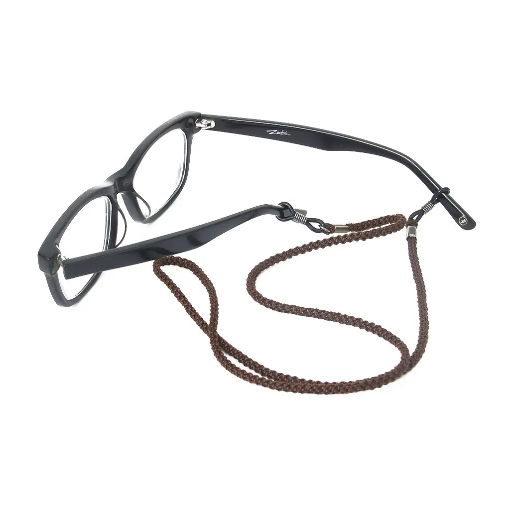 MYTL Nylon Neck Strap Lanyard Cord Eyeglass Chain Holder--Dark Brown