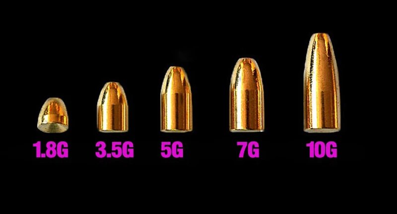 MNFT 1 пакет пуля Медь вес грузила быстро опускается на дно приманка DIY приманки Accessories1.8/3,5/5/7/10g Медь Материал Рыбная ловля