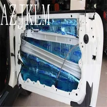 1 шт. бутиловый черный резиновый звукопоглощающий усиленный Автомобильный Дверной пол, багажник, реставратор для крыши, демпфирующий редукционный коврик 46 см х 80 см