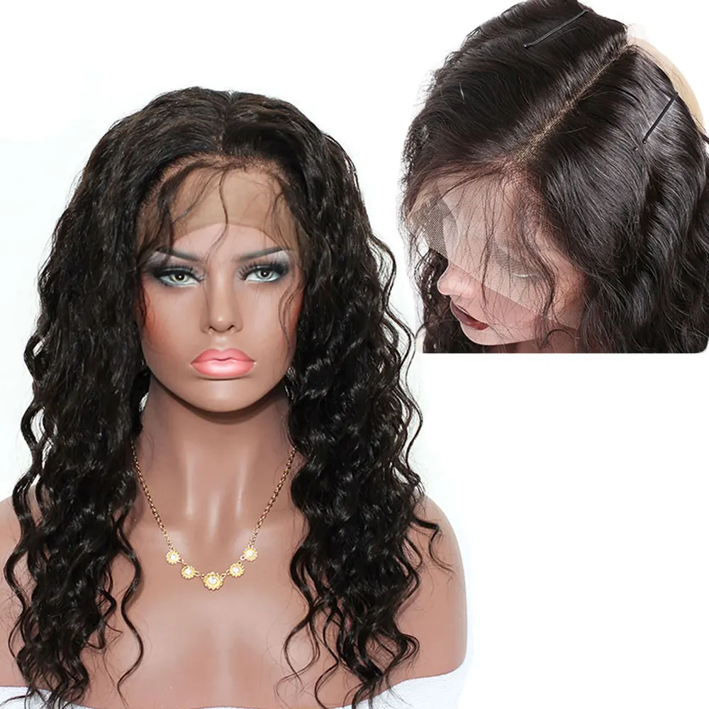 Loose-Wave-3-Human-Hair-Bundles-With-Closure-360-Lace-Frontal-With-Bundle-4-Pcs-Brazilian