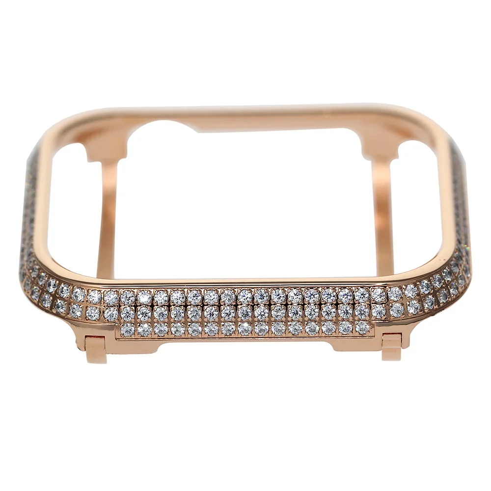 

Sparkling Crystal Diamond Case Cover Bezel for Apple Watch Series 4 Diamond Shine 40mm 44mm Watch Case