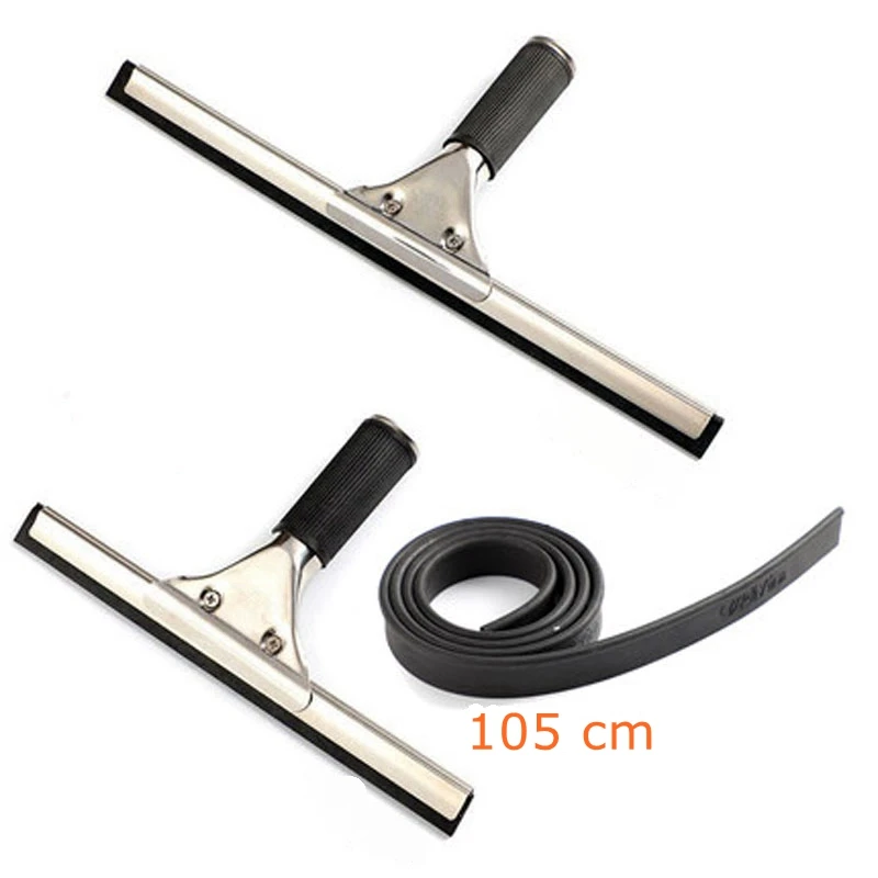 

WHISM 2019 Window Cleaner Rubber Strip Cleaning Brush Windows Cleaning Tool Glass Cleaner Strip Scrubber Wiper Household Brushes