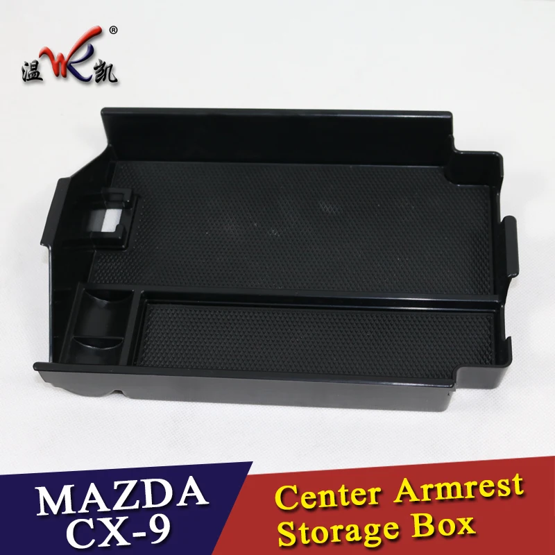 Пластик авто-Стайлинг авто аксессуары для интерьера автомобиля центр подлокотник для хранения перчаток 1 комплект для MAZDA CX-9 CX-8