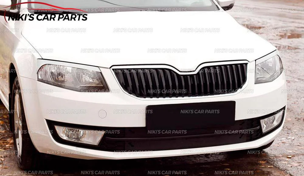 Брови на фары для Skoda Octavia A7 2013- ABS пластиковые реснички ресницы формовочные украшения автомобиля Стайлинг тюнинг