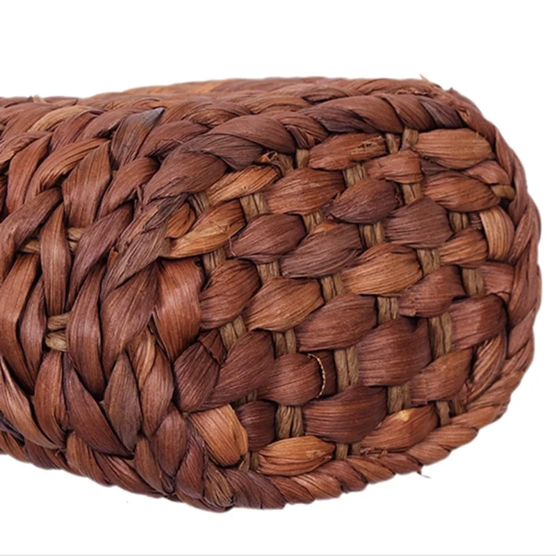 Women Handbag INS Popular Female Straw Bags Ladies Travel Handmade Weave Shoulder Bag Casual Mini Knitted Crossbody SS3180 (4)