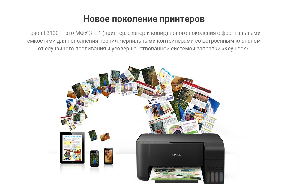 Многофункциональное устройство EPSON L3100 0-0-12