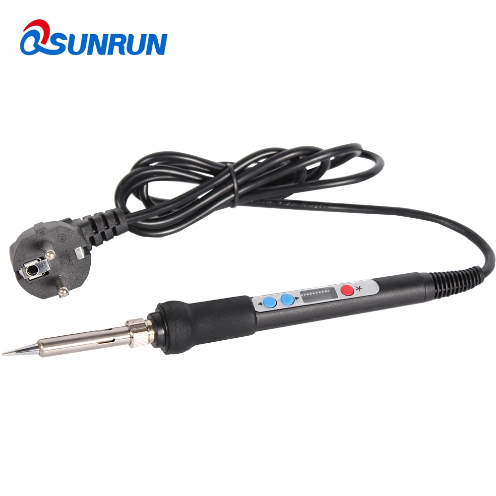 

QSUNRUN 936D Soldering Iron with Digital LED Display, HoLife Soldering Iron Tool for Electronics 60W/220V Soldering Kit Portable
