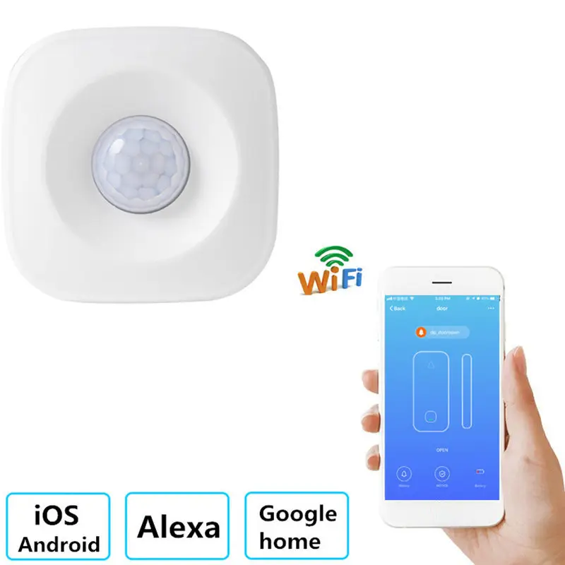 Smart WIFI Motion Sensor Wireless PIR Alarm Infrared Security Detector
