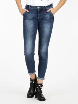 

Stretch denim effect washed
