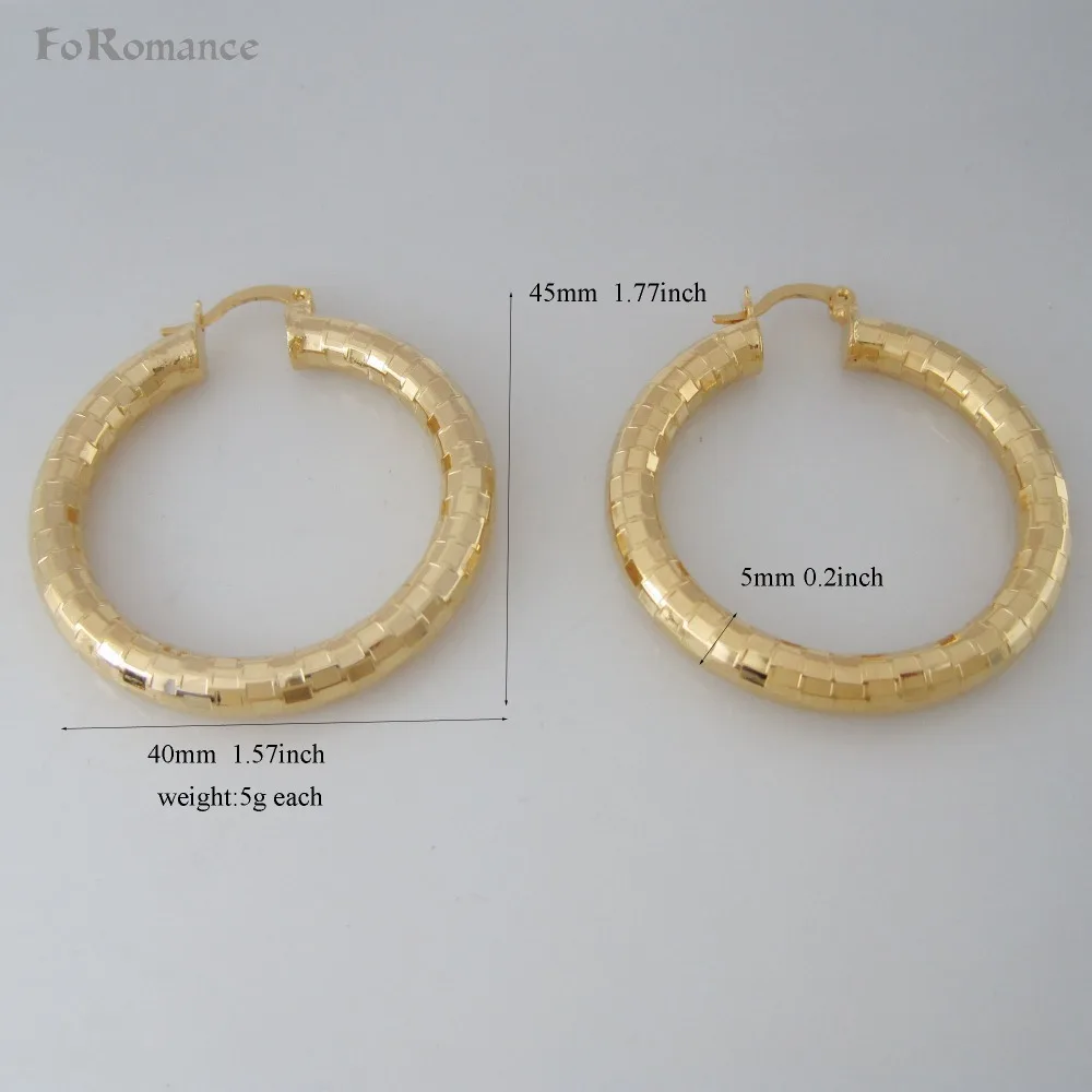 

Foromance / SNAKE SKIN PATTERN HOOP YELLOW GOLD GP HUGE BIG HOOP 40MM 1.57" 50MM 2" 60MM 2.36" 70MM 2.76 EARRING