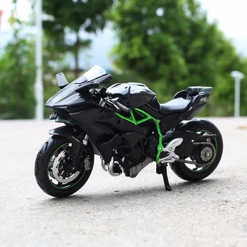 

1:18 Scale Maisto Kawasaki H2 Motorbike Race Cars Mini Motorcycle Vehicle Models Office Toys Gifts for Kids