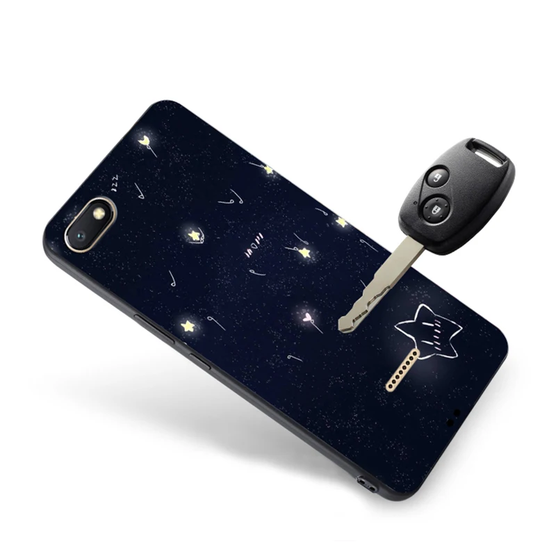 Xiaomi Redmi 6a Case Original Cover for Xiaomi Redmi 6a Case Bag Redmi 6a Cover Skin Wolf Fish Skull Fundas 100% 6