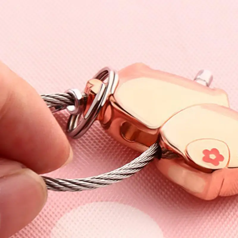 Love Me Kiss Pig Key chain Key Ring for Women Pendant Couple Lovers Trinket Keychain llaveros para pareja mujer