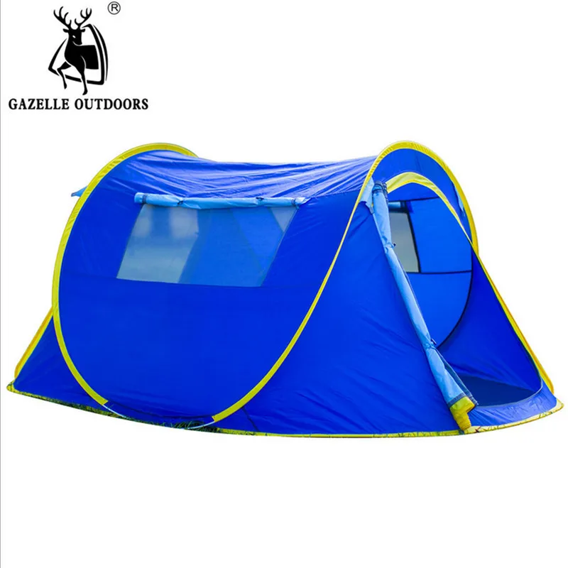 

Waterproof Beach Camping Tent Throw Tent Outdoor 1-2 Persons Automatic Mountain Tent