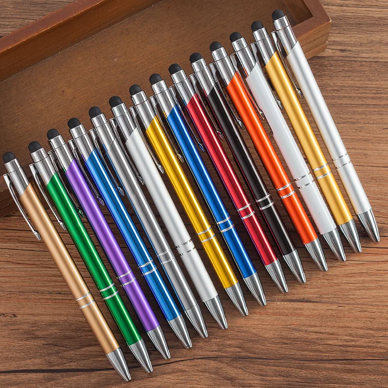 

New 5 pcs Capacitive Touch Screen Stylus Ballpoint Pen 2in1 for Tablet iPhone iPod iPad Office & School Supplies Color Random
