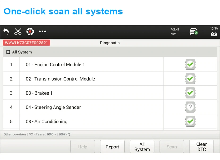 EUCLEIA S7C Автомобильный сканер OBD2 диагностический инструмент EUCLEIA S7C ABS EPB CVT TPMS сброс масла ABS кровотечение EUCLEIA S7W S8