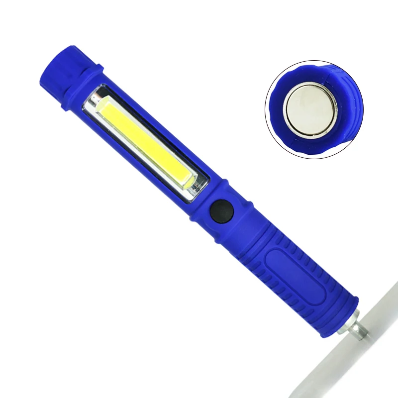 Multifunction-LED-Torch-Mini-Pen-Light-Hanheld-Flashlight-Auto-Car-Inspection-PVC-Handle-Repair-Tools-COB