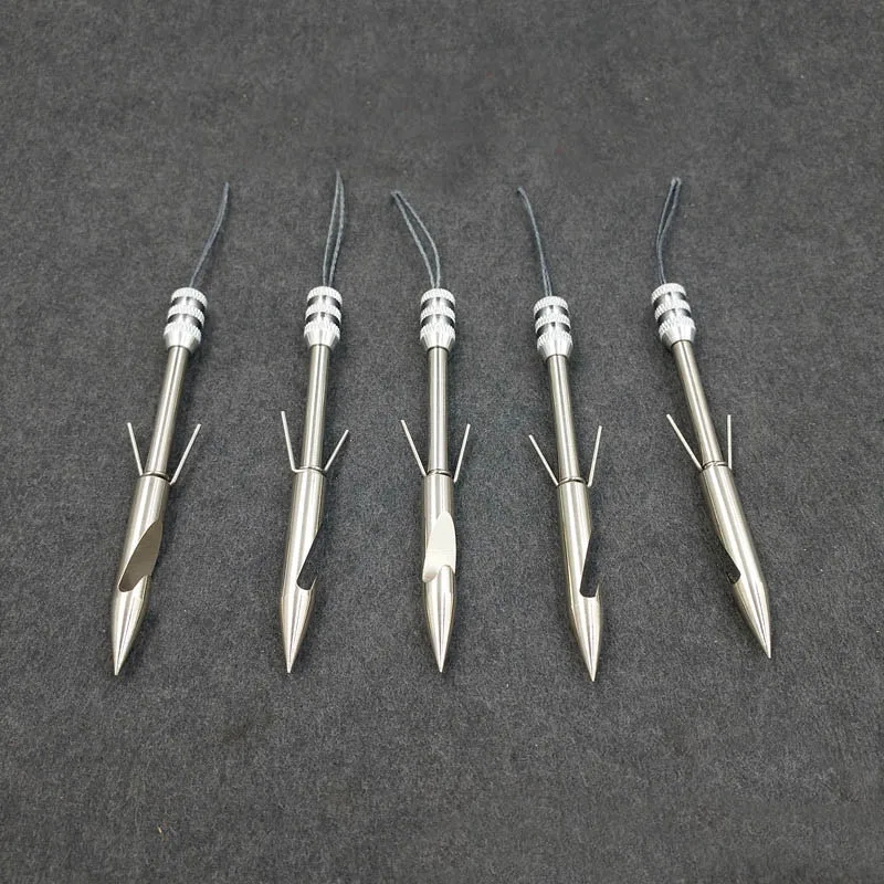 

10/20PCS Stainless Steel Bow Fishing Slingshot Catapult Dart Arrow Head Fishing Arrow For Hunting Shooting Tips Shooting Darts