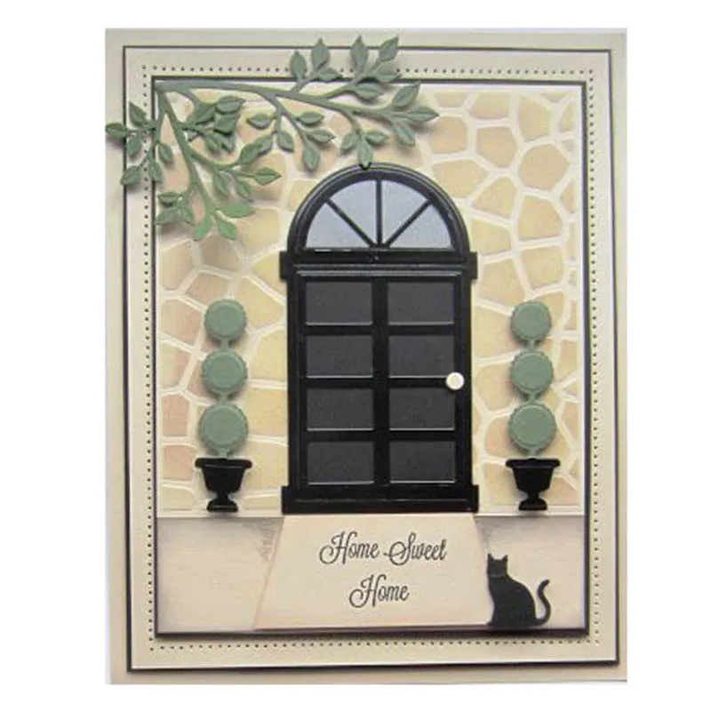 

Stone pattern Plastic embossing folder for card making stationary paper crafts stencil cutting die background