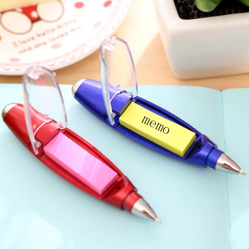 

NEW Creative LED Multi-Functional Ballpoint Pens Booklet with notes