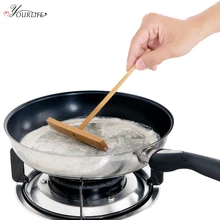 OYOURLIFE 2 шт. практичная Т-образная крепа для изготовления блинов, бамбуковый Рассекатель, палочка для дома, инструменты для приготовления пищи, кухонные аксессуары