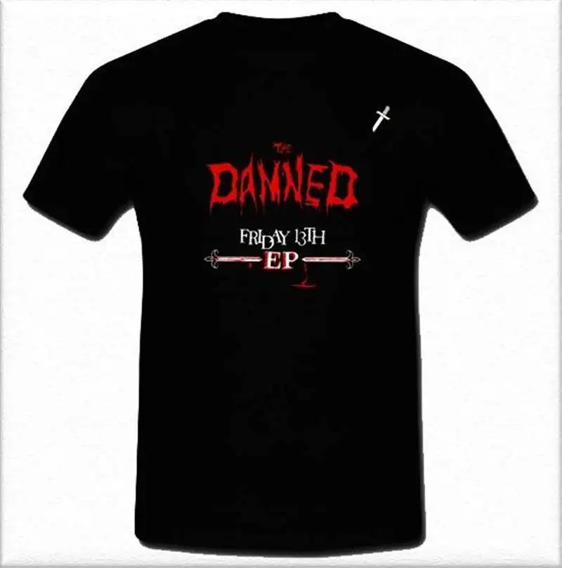 

Printed T Shirt Pure Cotton Crew Neck Short Sleeve Office The Damned Friday Tee For Men