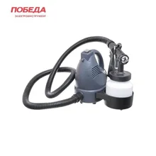 Краскопульт электрический ПОБЕДА КП-780, 780 Вт., 50 DIN/сек, Расход 300 мл/мин. сопло 1,0/1,8/2,0 мм