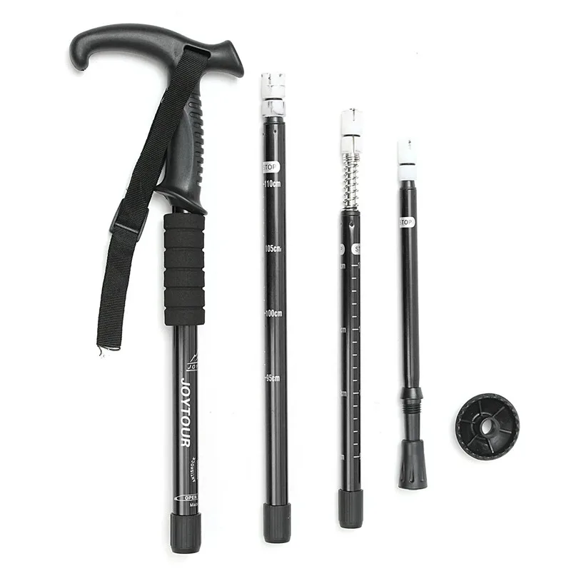 Brand NEW 4 Section Hiking Walking Stick Trekking Pole Adjustable Cane
