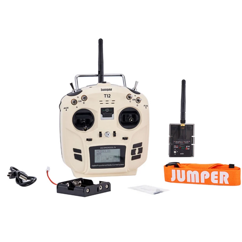 

Jumper T12 OpenTX 16CH Radio Transmitter with JP4-in-1 Multi-protocol RF Module for Frsky JR Flysky