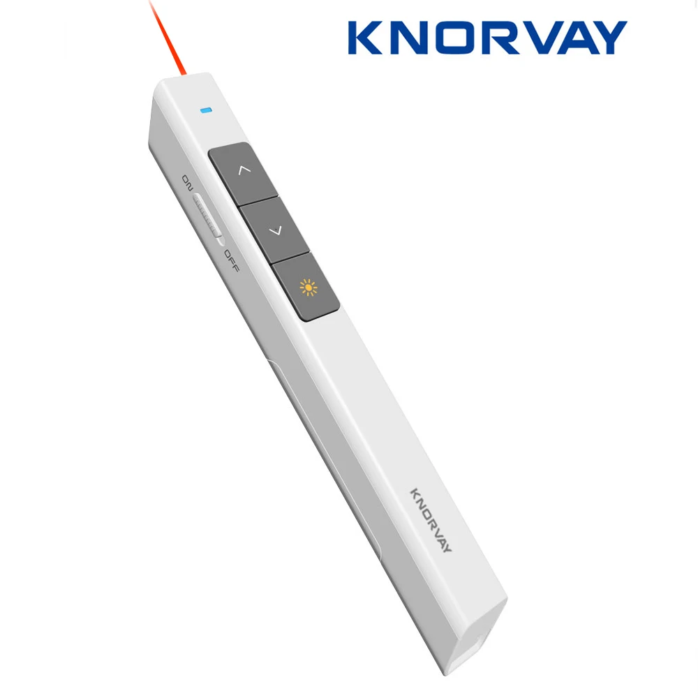 KNORVAY Беспроводная лазерная указка для презентаций RF 2 4 ГГц карандаш с пультом